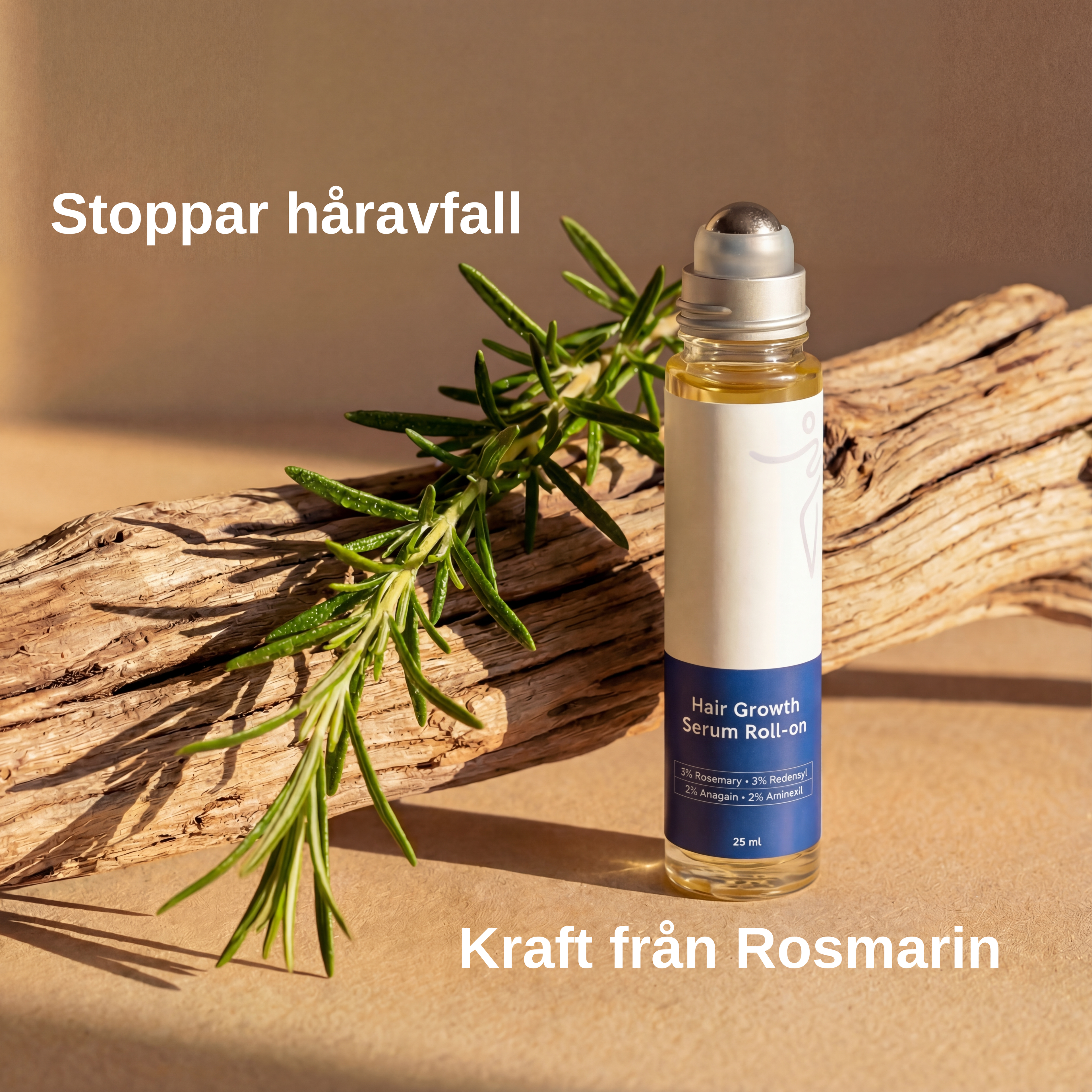 LUSARO™ Hårväxtserum & Skäggväxt  Roll-on