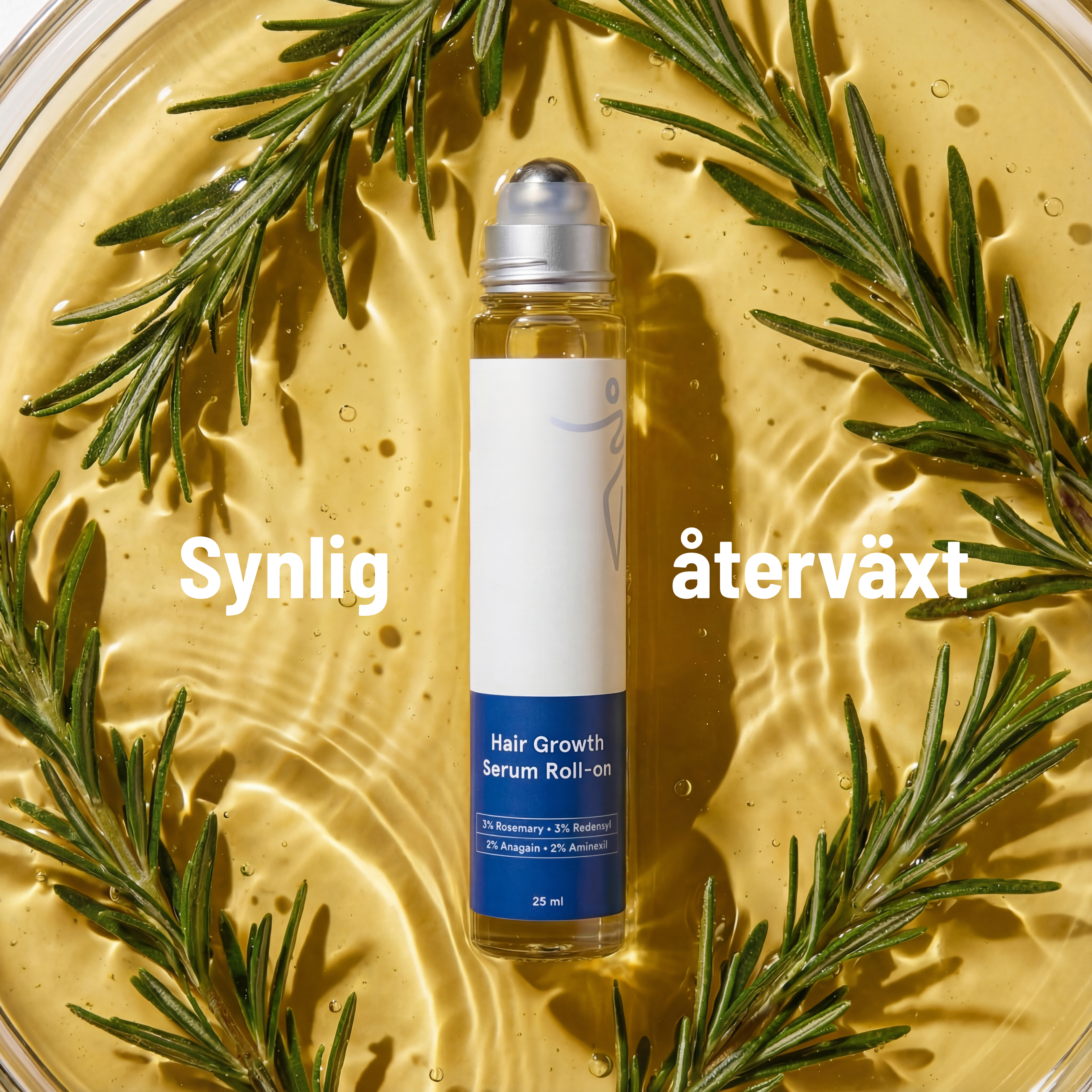 LUSARO™ Hårväxtserum & Skäggväxt  Roll-on